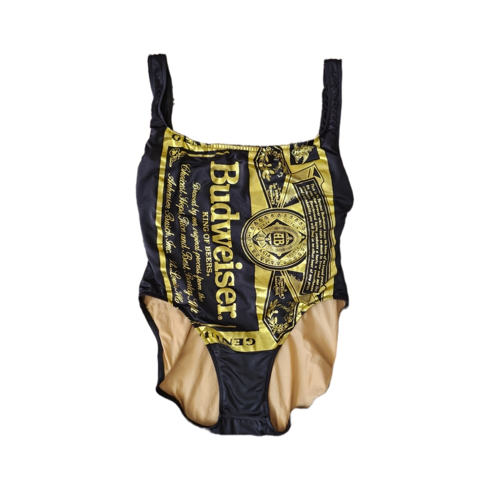 Vintage Budweiser One Piece Swimsuit